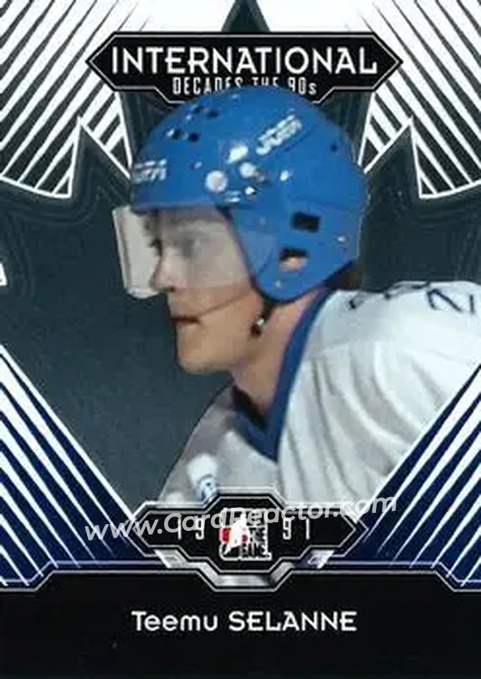 2013-14 In The Game Decades 1990s #21 - Teemu Selanne - Finland - Front