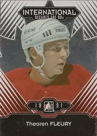 2013-14 In The Game Decades 1990s #23 - Theoren Fleury - Canada