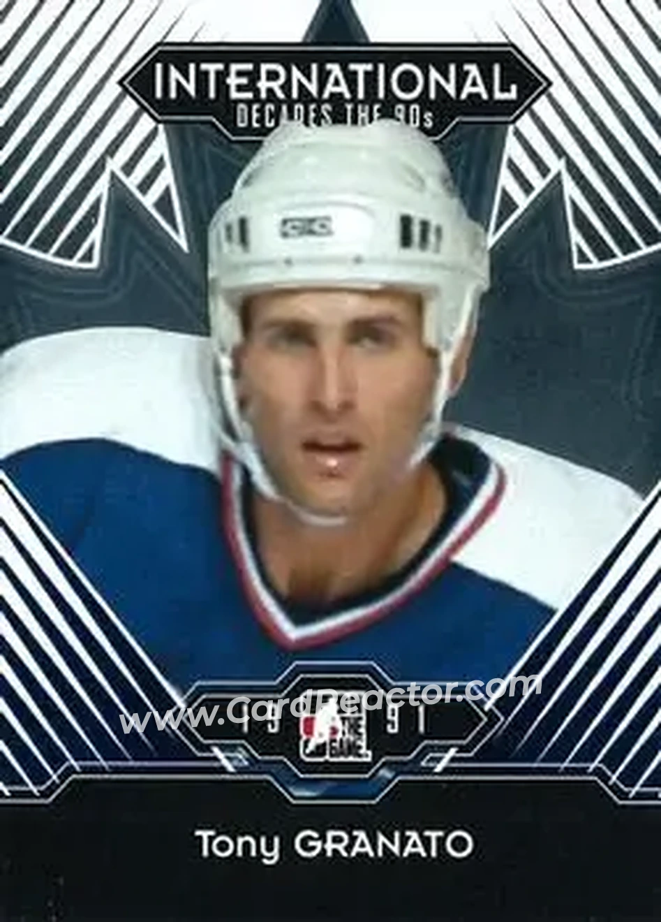 2013-14 In The Game Decades 1990s #24 - Tony Granato - USA - Front