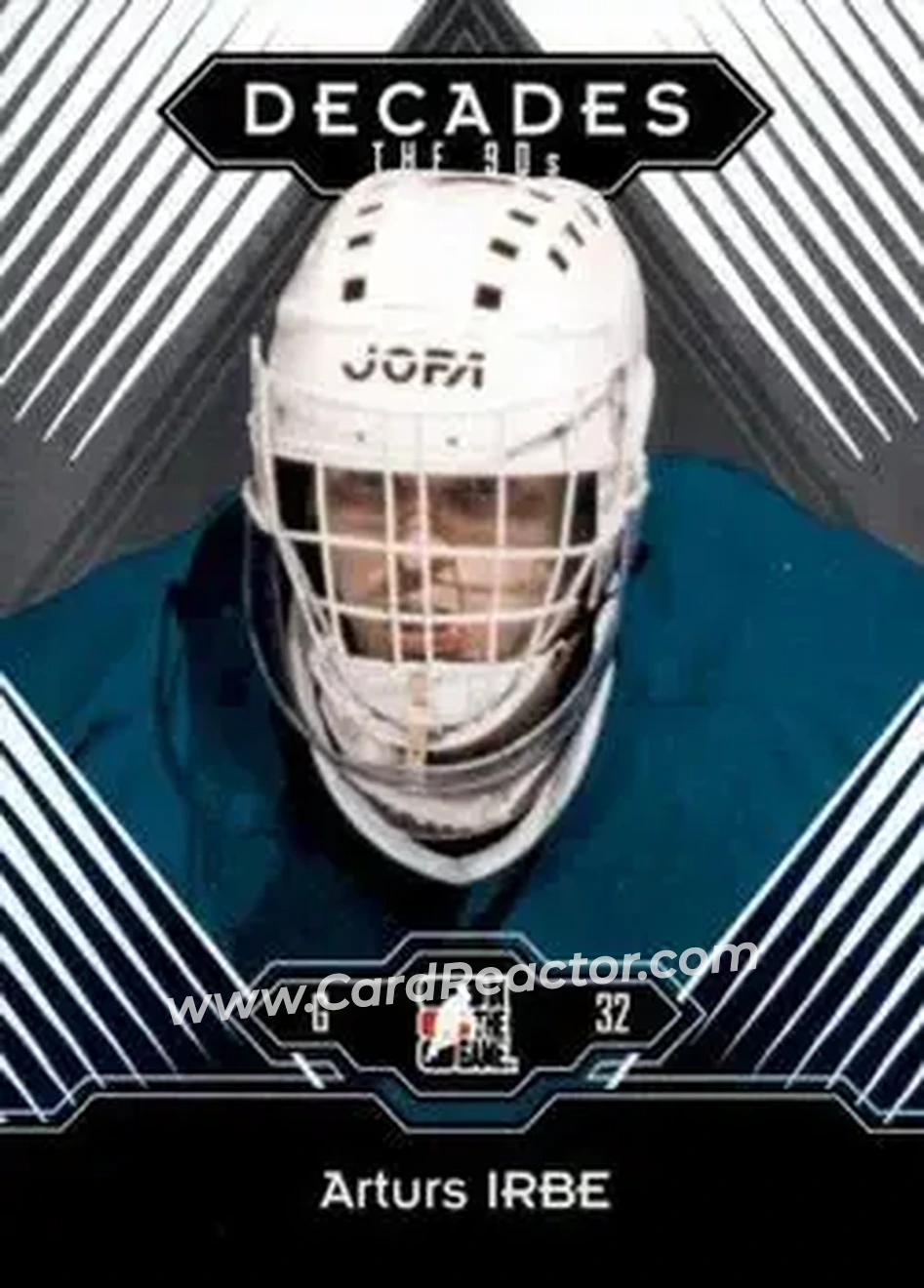 2013-14 In The Game Decades 1990s #29 - Arturs Irbe - San Jose Sharks - Front