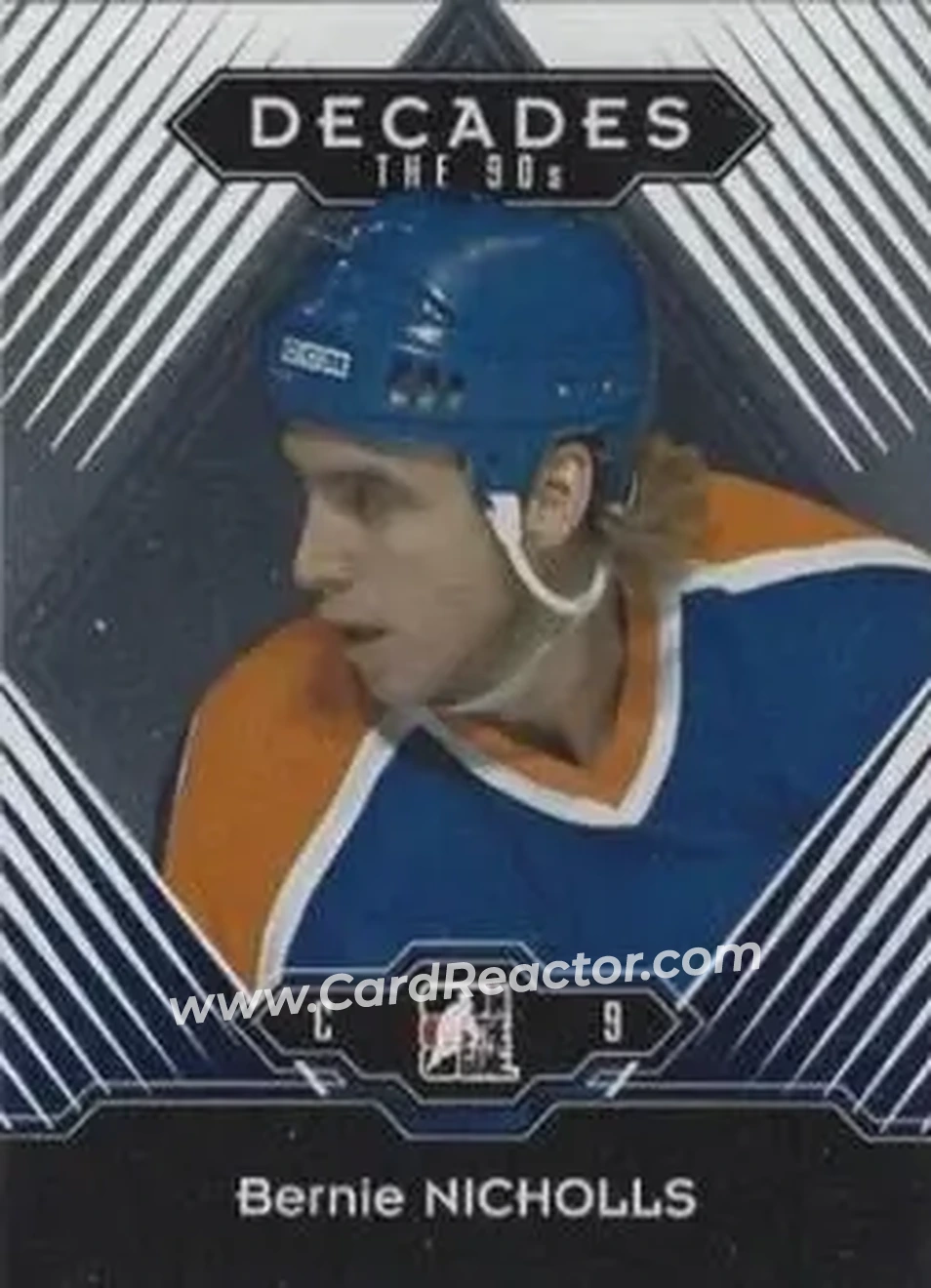2013-14 In The Game Decades 1990s #30 - Bernie Nicholls - Edmonton Oilers - Front