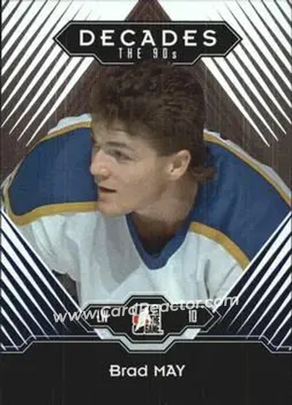 2013-14 In The Game Decades 1990s #36 - Brad May - Buffalo Sabres - Front