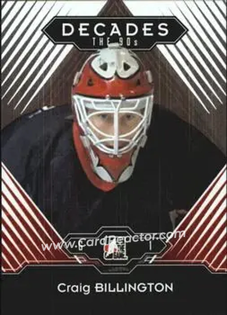 2013-14 In The Game Decades 1990s #43 - Craig Billington - Ottawa Senators - Front