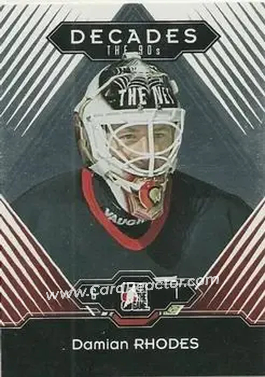 2013-14 In The Game Decades 1990s #45 - Damian Rhodes - Ottawa Senators - Front