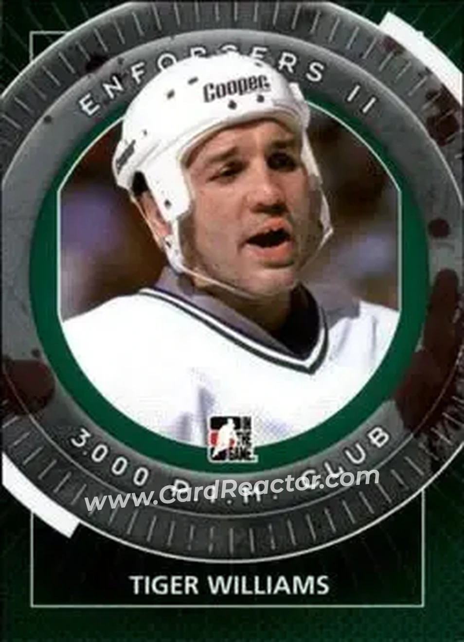 2013-14 In The Game Enforcers #100 - Dave Williams - Hartford Whalers - Front
