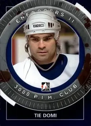 2013-14 In The Game Enforcers #102 Tie Domi