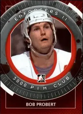 2013-14 In The Game Enforcers #104 Bob Probert