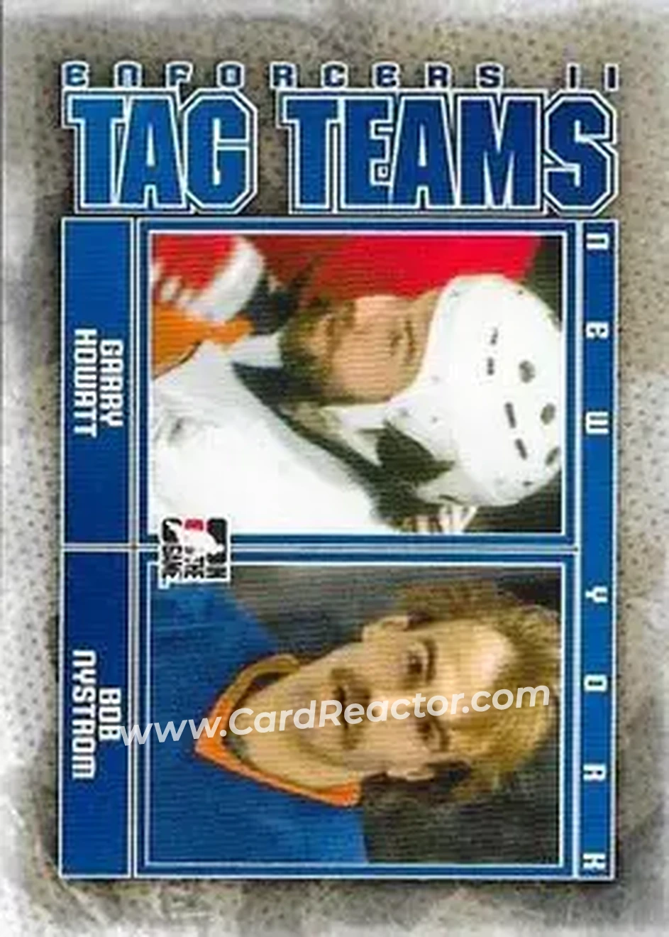 2013-14 In The Game Enforcers #122 - Garry Howatt - Bob Nystrom TT - New York Islanders - New York Islanders - Front