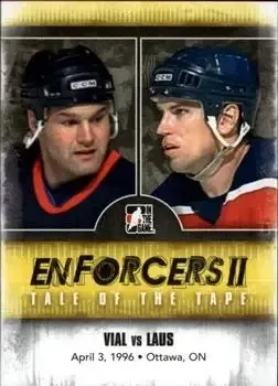 2013-14 In The Game Enforcers feature card