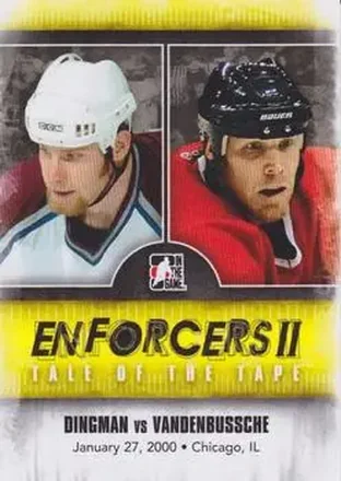 2013-14 In The Game Enforcers feature card