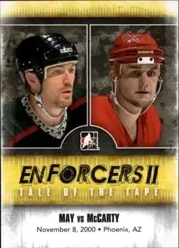 2013-14 In The Game Enforcers feature card