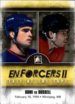 2013-14 In The Game Enforcers feature card