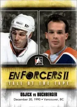 2013-14 In The Game Enforcers feature card