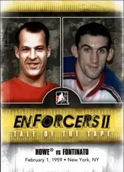 2013-14 In The Game Enforcers feature card