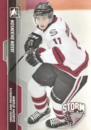 2013-14 In The Game Heroes and Prospects #6 Jason Dickinson