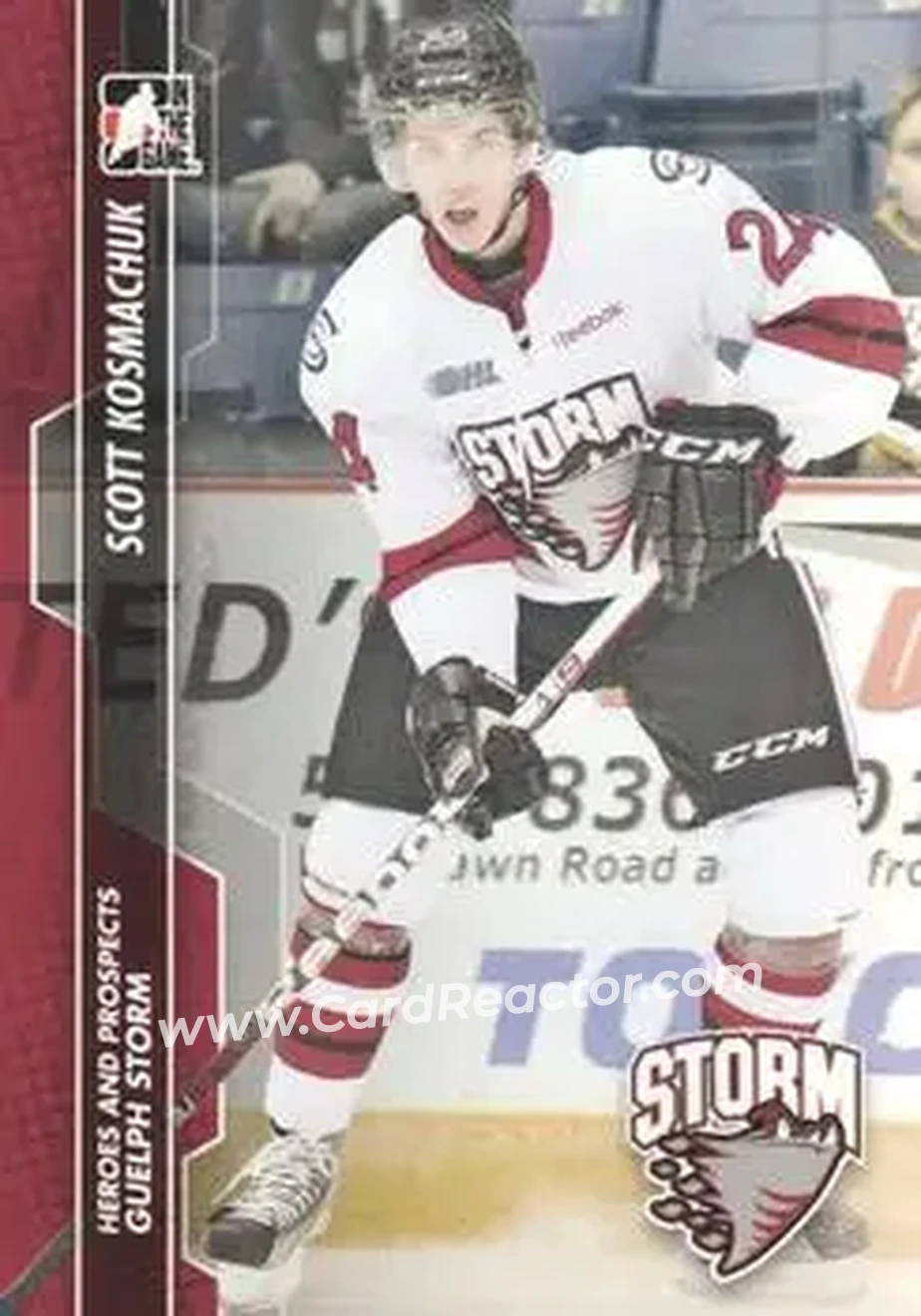 2013-14 In The Game Heroes and Prospects #8 - Scott Kosmachuk - Guelph Storm - Front