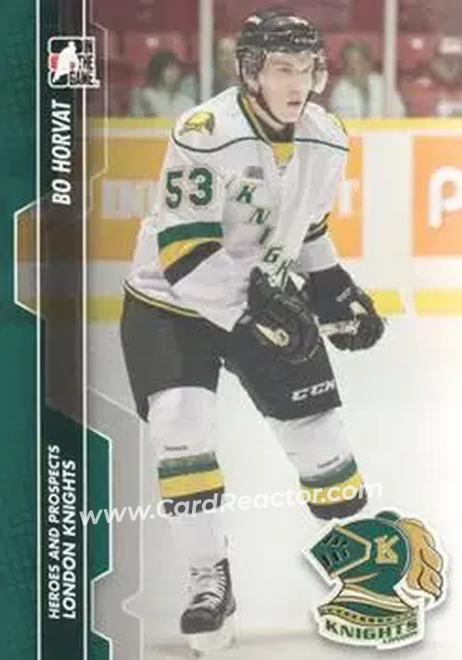 2013-14 In The Game Heroes and Prospects #13 - Bo Horvat - London Knights - Front