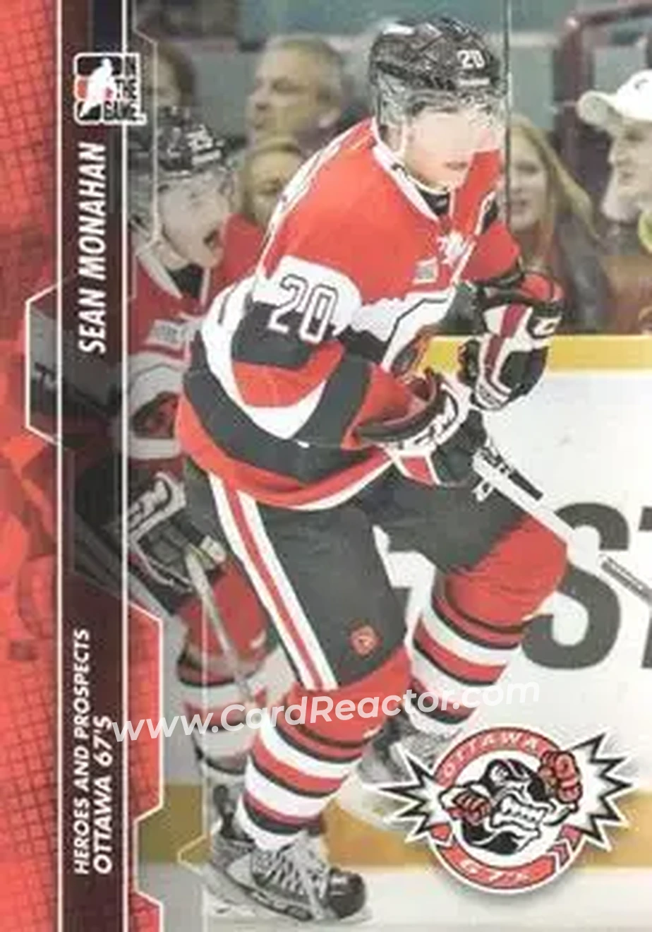 2013-14 In The Game Heroes and Prospects #21 - Sean Monahan - Ottawa 67's - Front