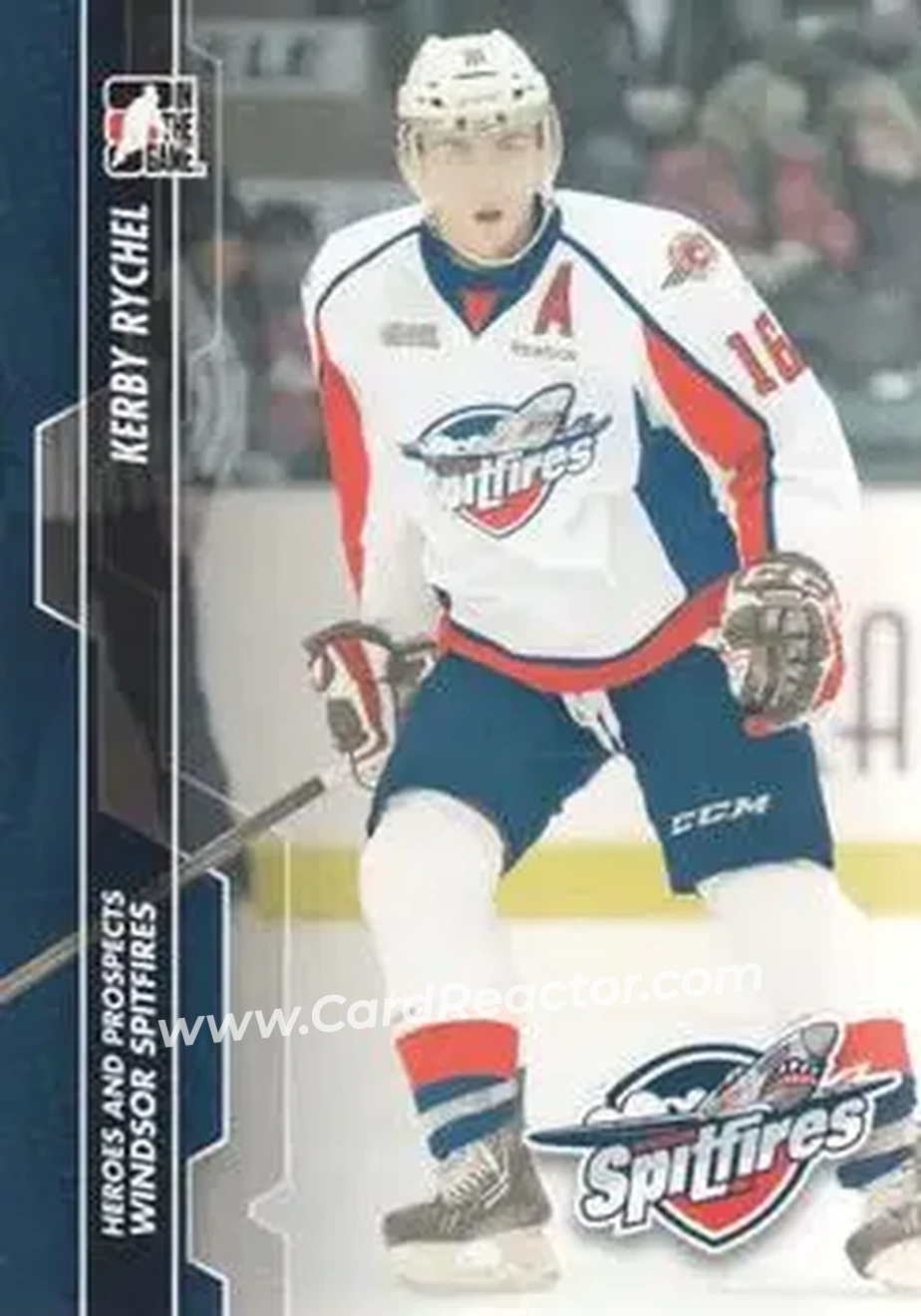 2013-14 In The Game Heroes and Prospects #31 - Kerby Rychel - Windsor Spitfires - Front