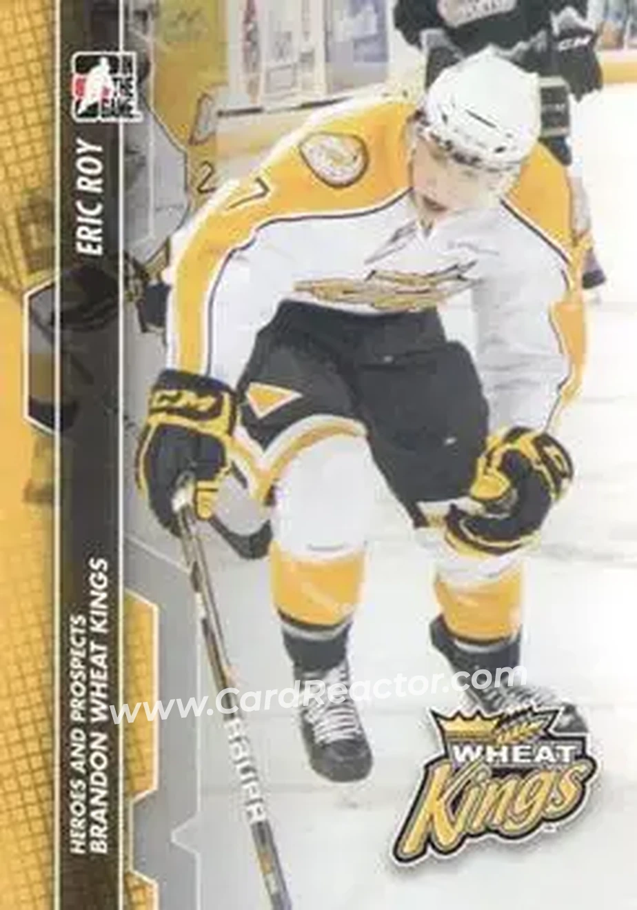 2013-14 In The Game Heroes and Prospects #33 - Eric Roy - Brandon Wheat Kings - Front