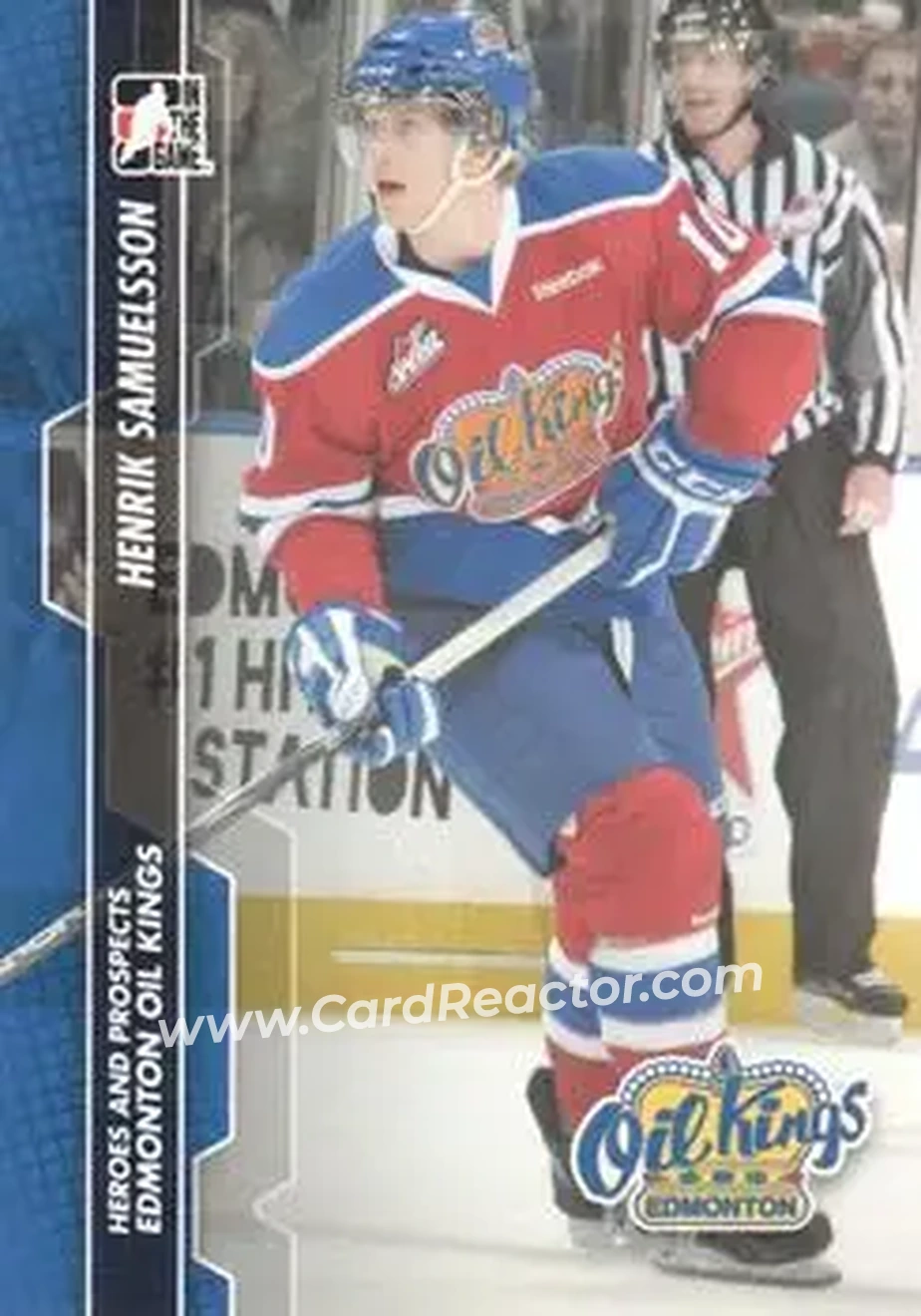 2013-14 In The Game Heroes and Prospects #38 - Henrik Samuelsson - Edmonton Oil Kings - Front