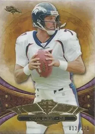2013 Topps Triple Threads - Purple #44 - John Elway - Denver Broncos