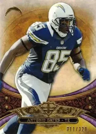 2013 Topps Triple Threads - Purple #46 - Antonio Gates - San Diego Chargers