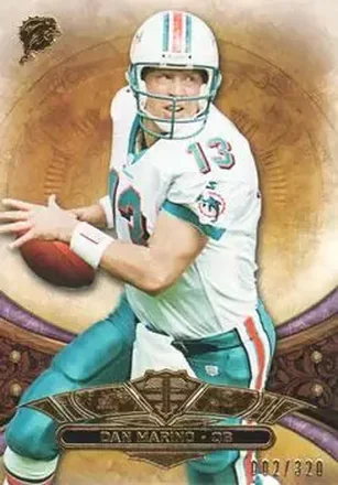 2013 Topps Triple Threads - Purple #47 - Dan Marino - Miami Dolphins