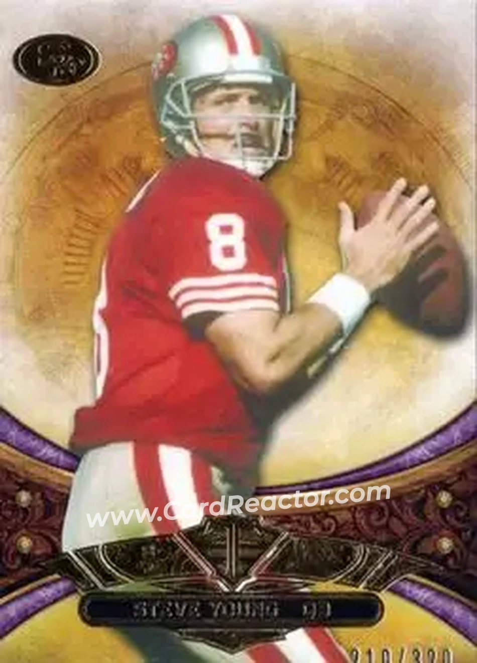 2013 Topps Triple Threads - Purple #68 - Steve Young - San Francisco 49ers - Front
