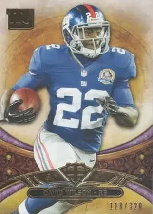 2013 Topps Triple Threads - Purple #72 - David Wilson - New York Giants