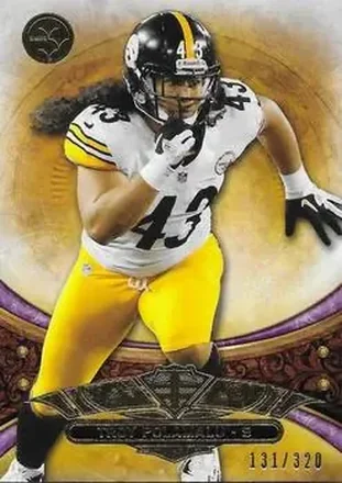 2013 Topps Triple Threads - Purple #76 - Troy Polamalu - Pittsburgh Steelers