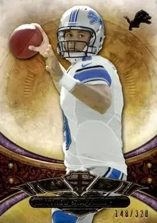 2013 Topps Triple Threads - Purple #78 - Matthew Stafford - Detroit Lions
