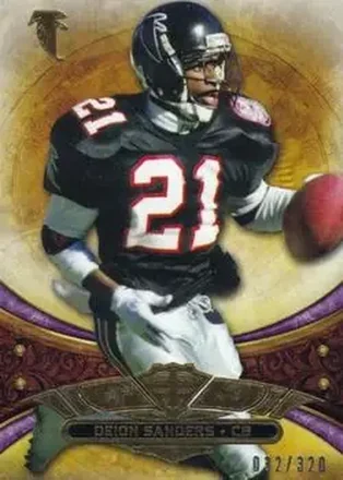 2013 Topps Triple Threads - Purple #100 - Deion Sanders - Atlanta Falcons