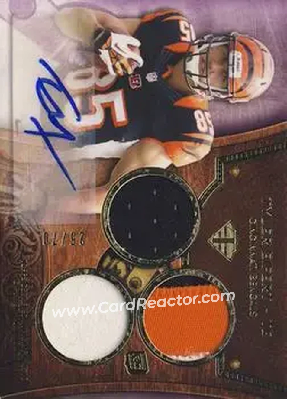 2013 Topps Triple Threads - Purple #110 - Tyler Eifert - Cincinnati Bengals - Front