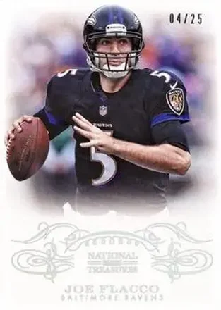 2013 Panini National Treasures - Century Silver #7 - Joe Flacco - Baltimore Ravens