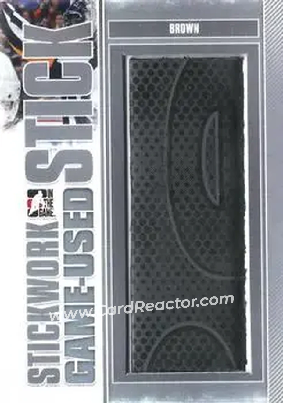 2013-14 In The Game StickWork #GUS-28 - Dustin Brown - Front 2013-14 In The Game StickWork #GUS-28 - Dustin Brown - Front