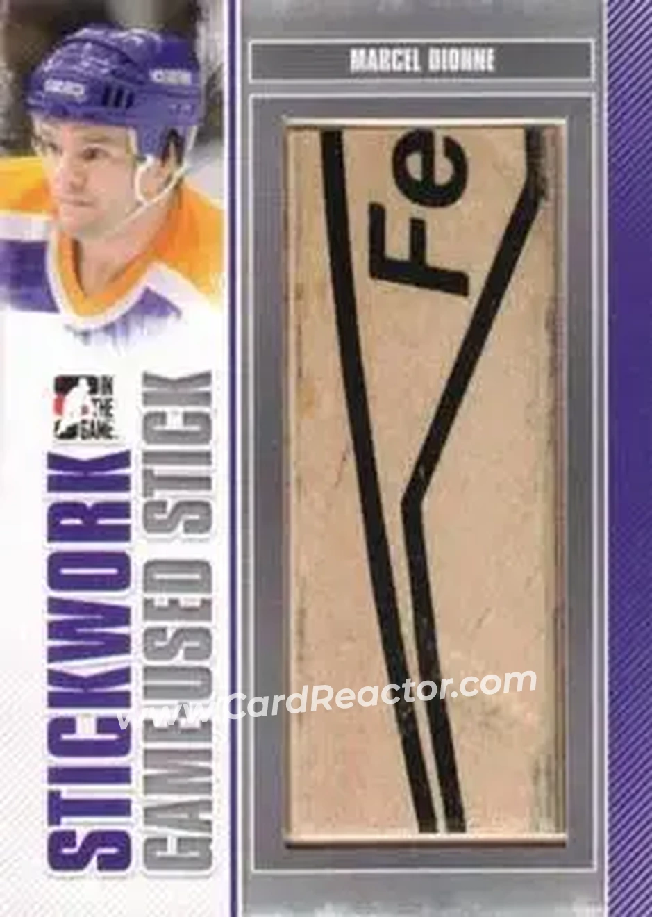 2013-14 In The Game StickWork #GUS-54 - Marcel Dionne - Los Angeles Kings - Front 2013-14 In The Game StickWork #GUS-54 - Marcel Dionne - Los Angeles Kings - Front