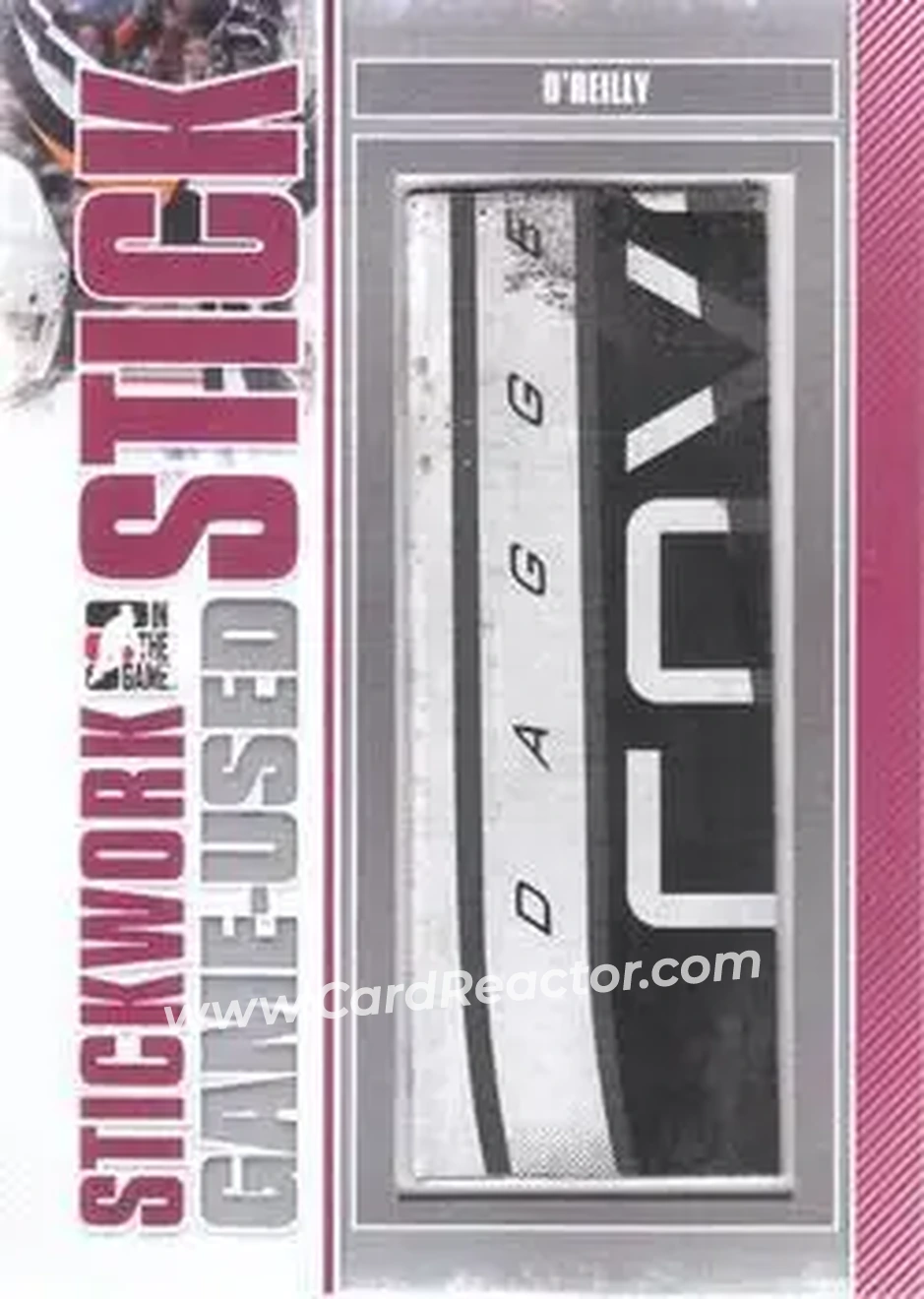2013-14 In The Game StickWork #GUS-81 - Ryan O'Reilly - Front