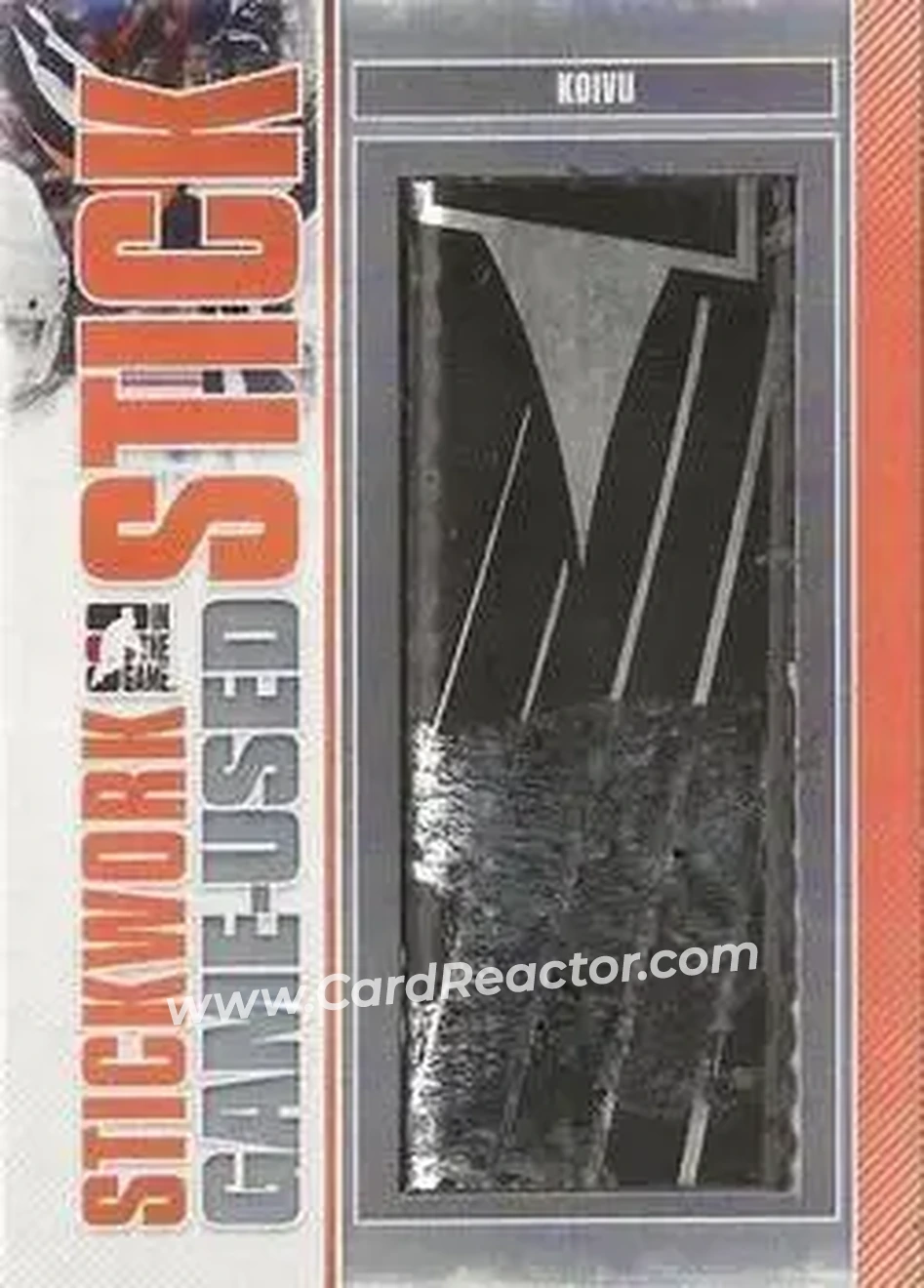 2013-14 In The Game StickWork #GUS-83 - Saku Koivu - Anaheim Ducks - Front