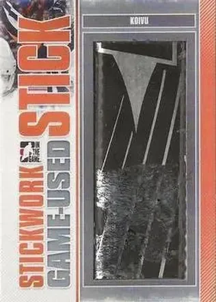 2013-14 In The Game StickWork #GUS-83 - Saku Koivu - Anaheim Ducks
