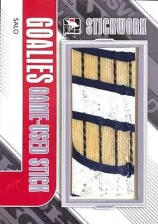 2013-14 In The Game StickWork - Game Used Goalie Sticks Silver #GGUS-02 - Tommy Salo