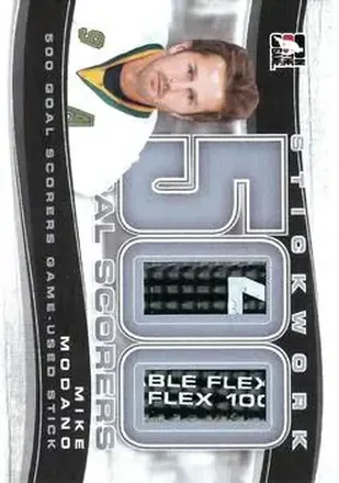2013-14 In The Game StickWork - 500 Goal Scorers Silver #GSS-33 - Mike Modano - Dallas Stars