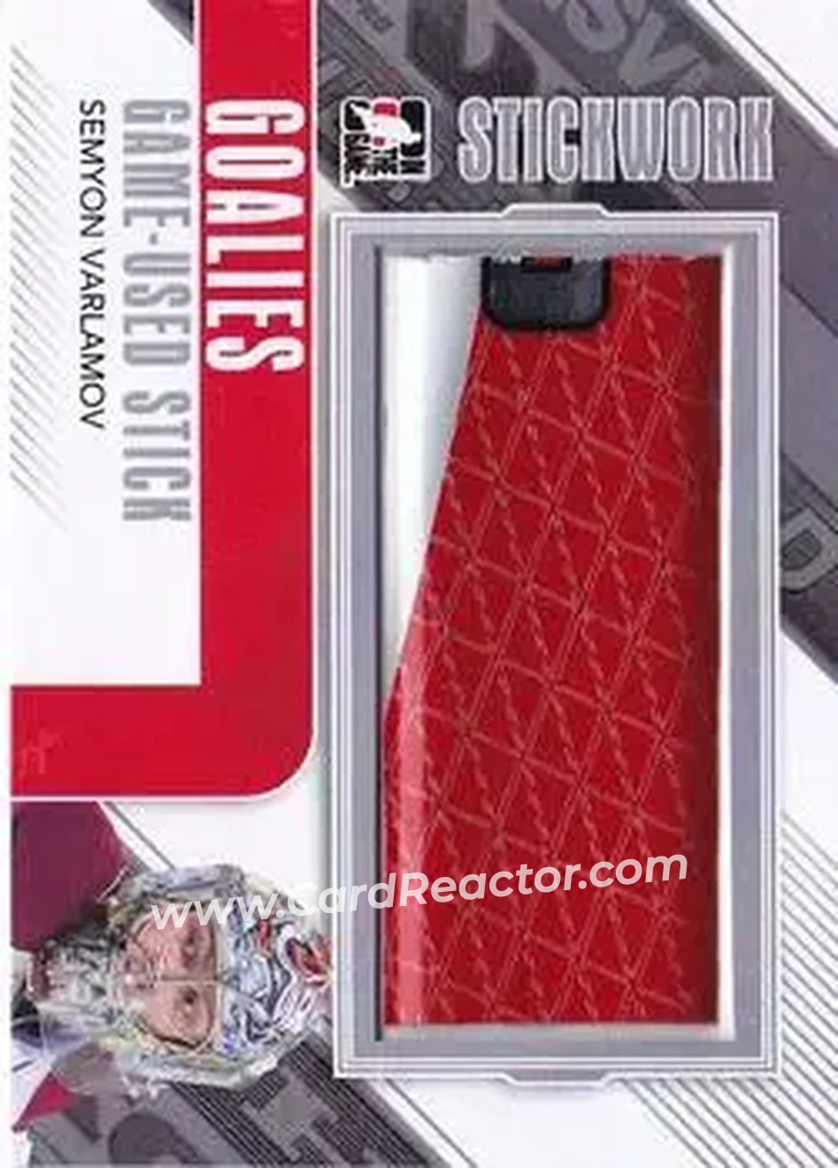 2013-14 In The Game StickWork - Game Used Goalie Sticks Silver #GGUS-08 - Semyon Varlamov - Colorado Avalanche - Front