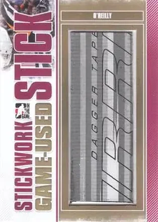 2013-14 In The Game StickWork - Game Used Sticks Gold #GUS-81 - Ryan O'Reilly - Colorado Avalanche