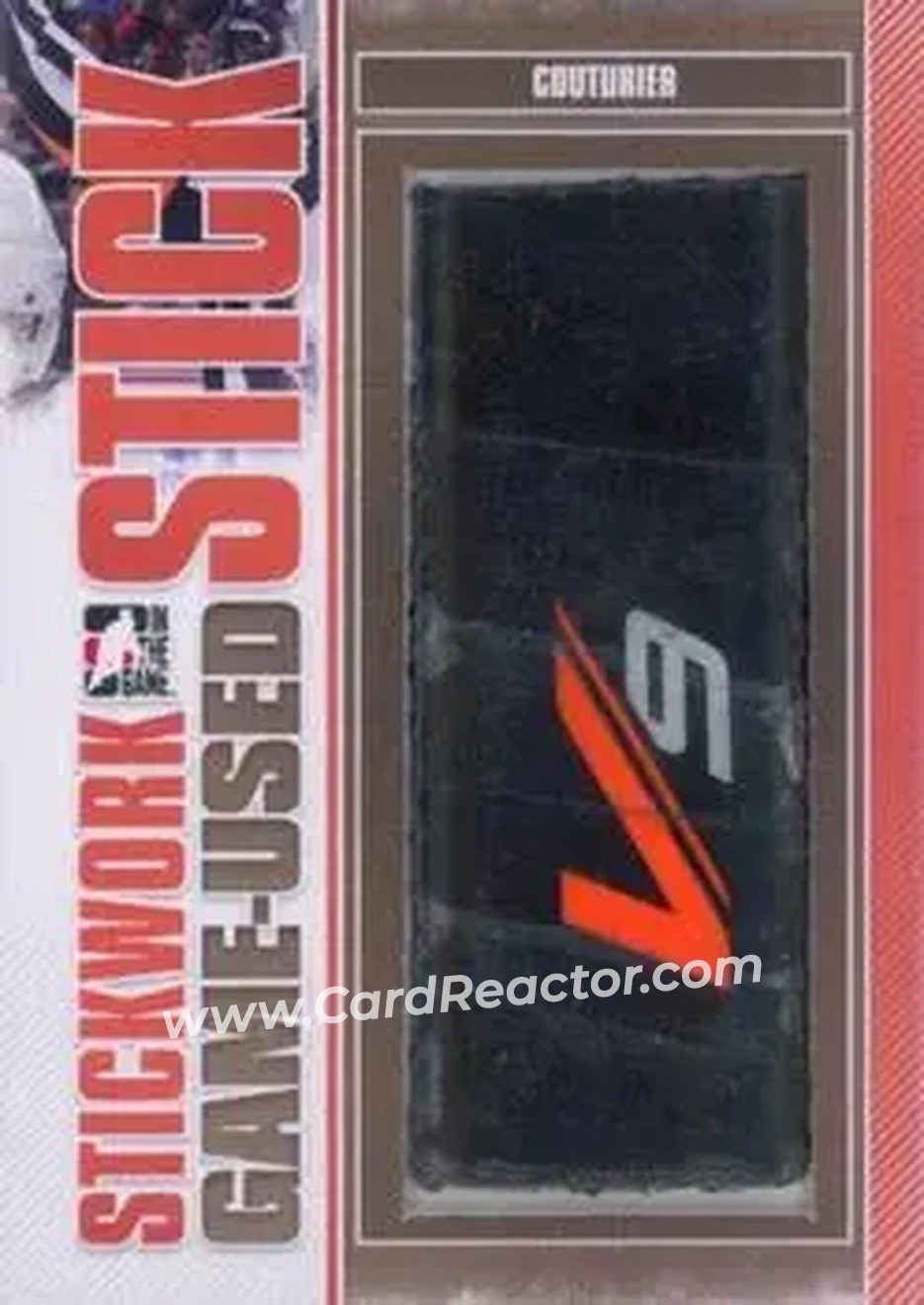 2013-14 In The Game StickWork - Game Used Sticks Gold #GUS-84 - Sean Couturier - Philadelphia Flyers - Front