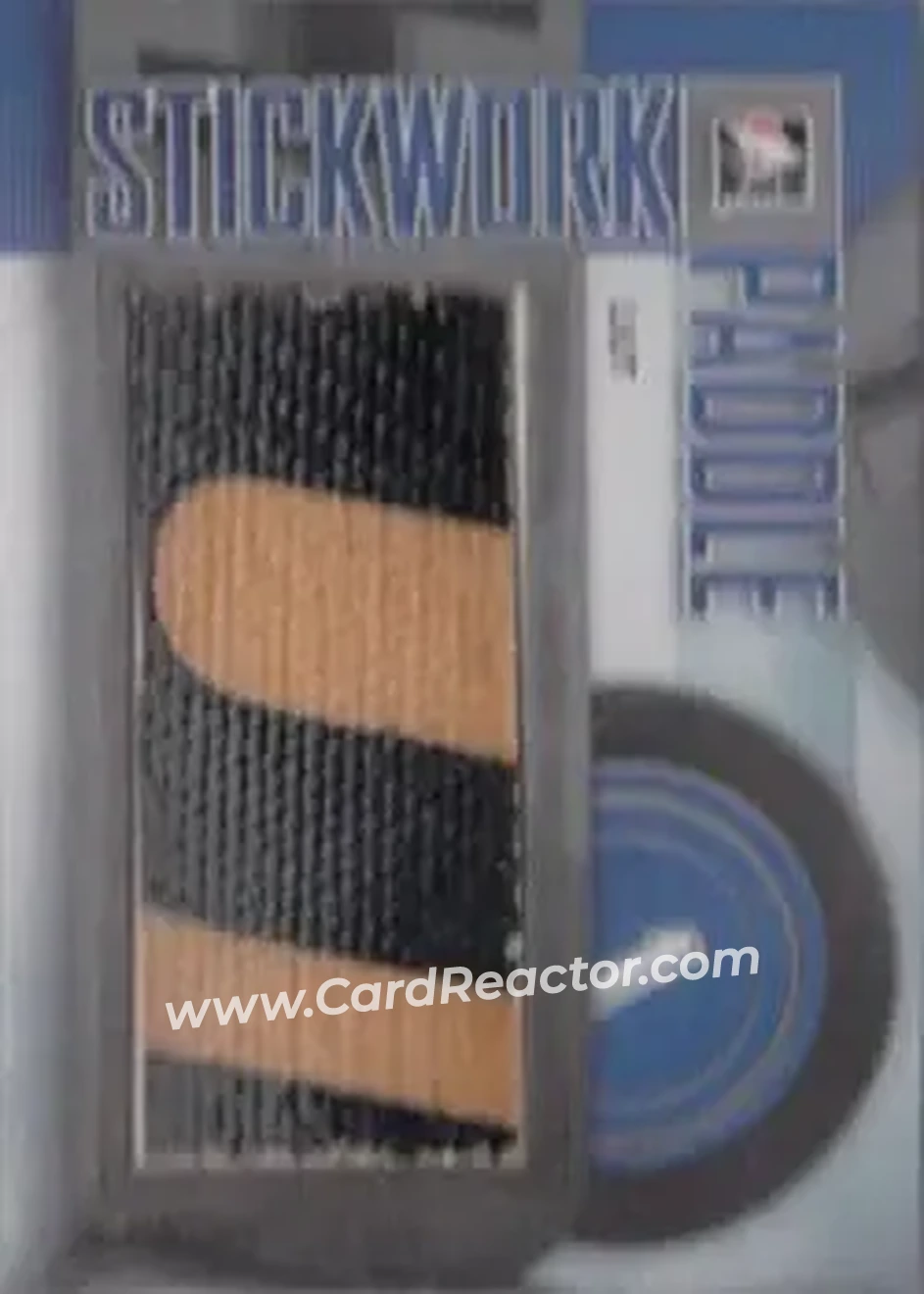 2013-14 In The Game StickWork - Game Used Goalie Paddles Silver #P-39 - Mike Liut - Front 2013-14 In The Game StickWork - Game Used Goalie Paddles Silver #P-39 - Mike Liut - Front