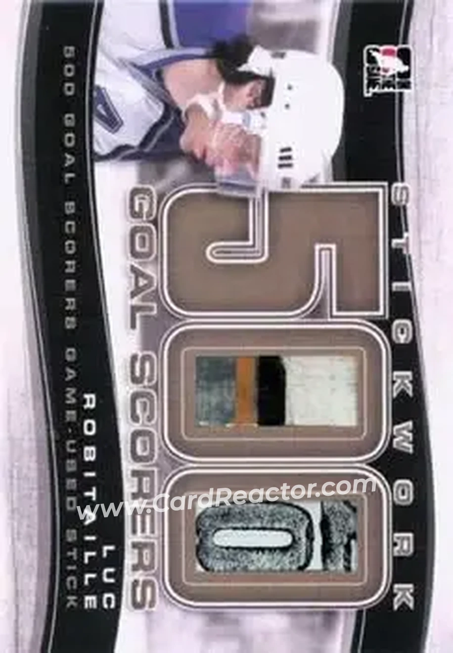 2013-14 In The Game StickWork - 500 Goal Scorers Gold #GSS-23 - Luc Robitaille - Los Angeles Kings - Front