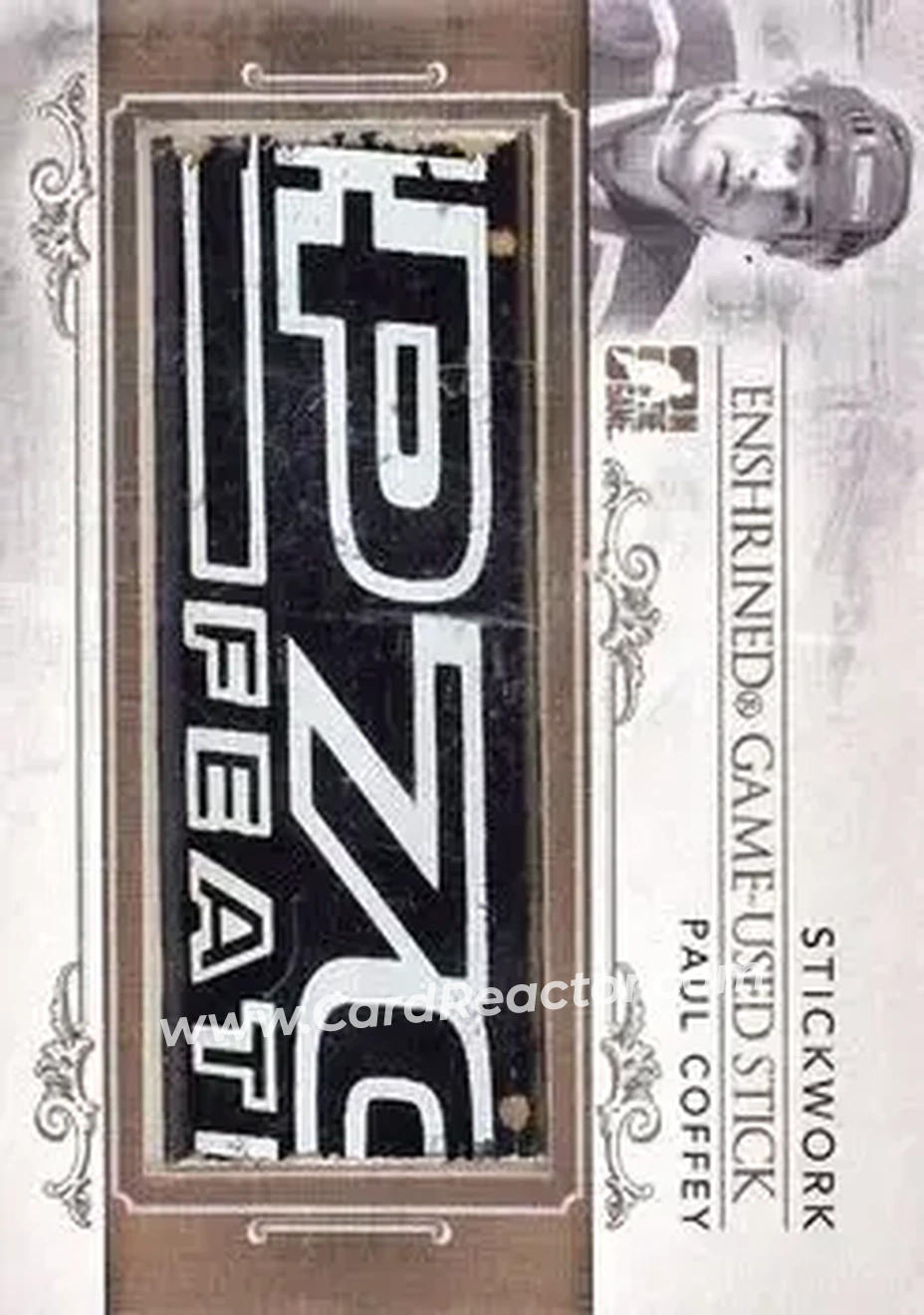 2013-14 In The Game StickWork - Enshrined Game Used Sticks Gold #EGUS-08 - Paul Coffey - Edmonton Oilers - Front