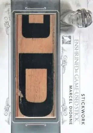 2013-14 In The Game StickWork - Enshrined Game Used Sticks Silver #EGUS-10 - Marcel Dionne