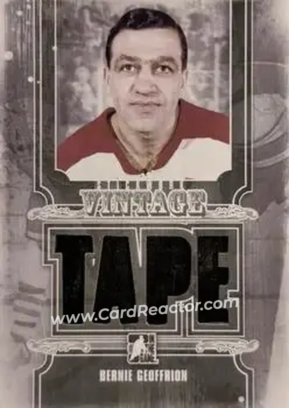 2013-14 In The Game StickWork - Vintage Tape Silver #VT-11 - Bernie Geoffrion - Montreal Canadiens - Front